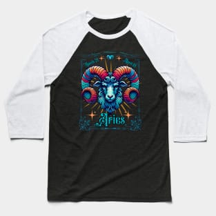 Aries Zodiac Baseball T-Shirt